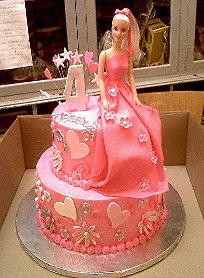 Kosh Cute Plastic Doll Topper for Cake, Cake Topper for Decorating Doll Cakes, Princess Cakes or Barbie Themed Cakes.Multi Design (Pack of 1) - Image 2